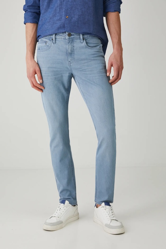 Rifle pánske slim modrá RS25-SJM700