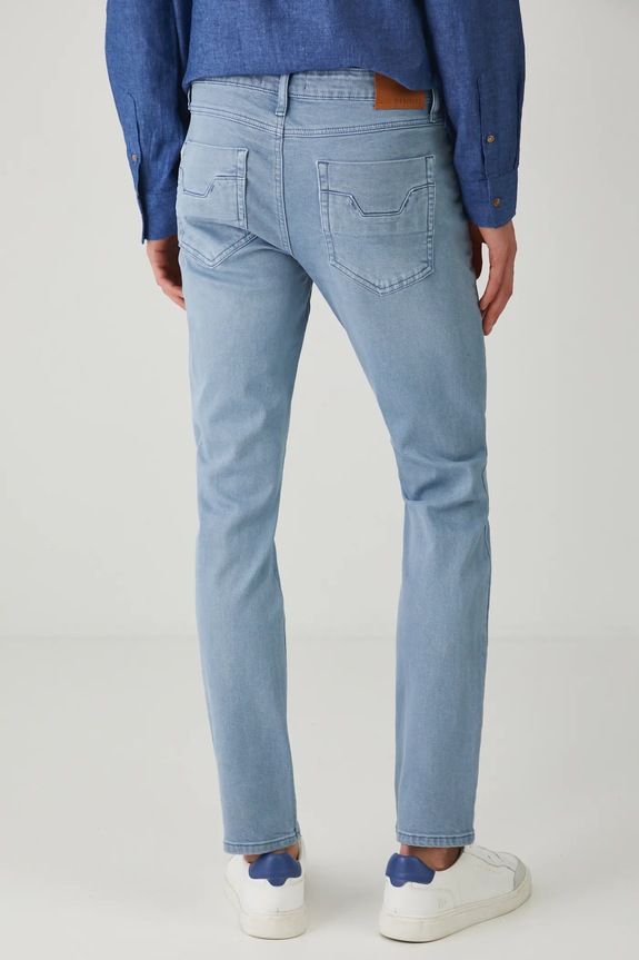 Oblečenie Rifle pánske slim RS25-SJM700 modrá