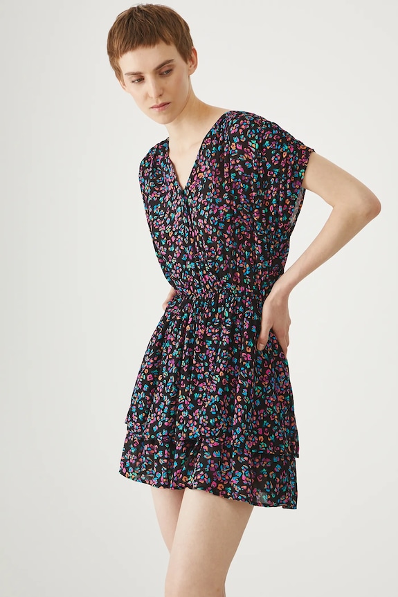 Overal dámský se vzorem RS25-SKDC00 černá RS25