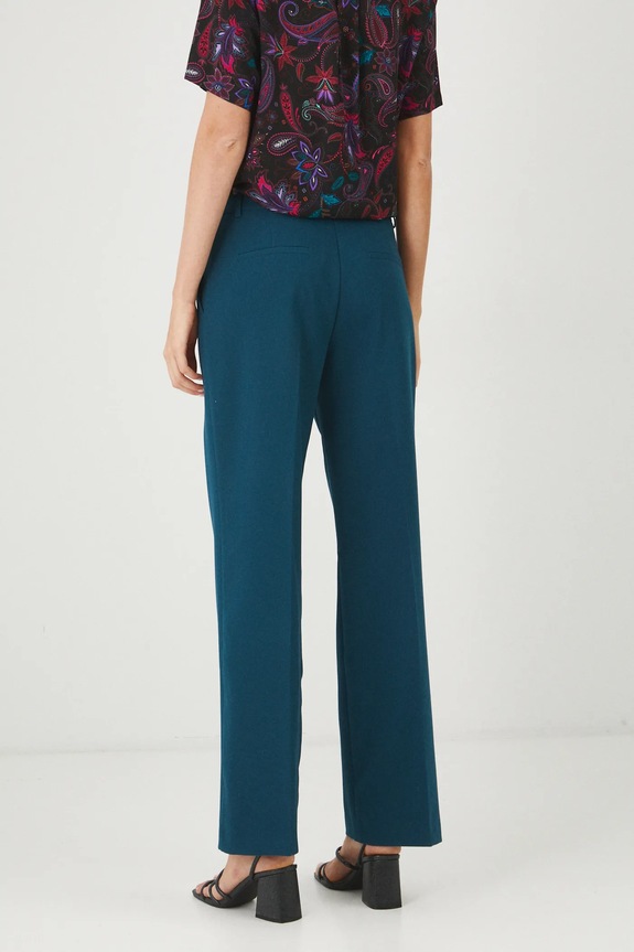Odzież Spodnie damskie wide leg gładkie kolor turkusowy RS25.SPD300 turkusowy