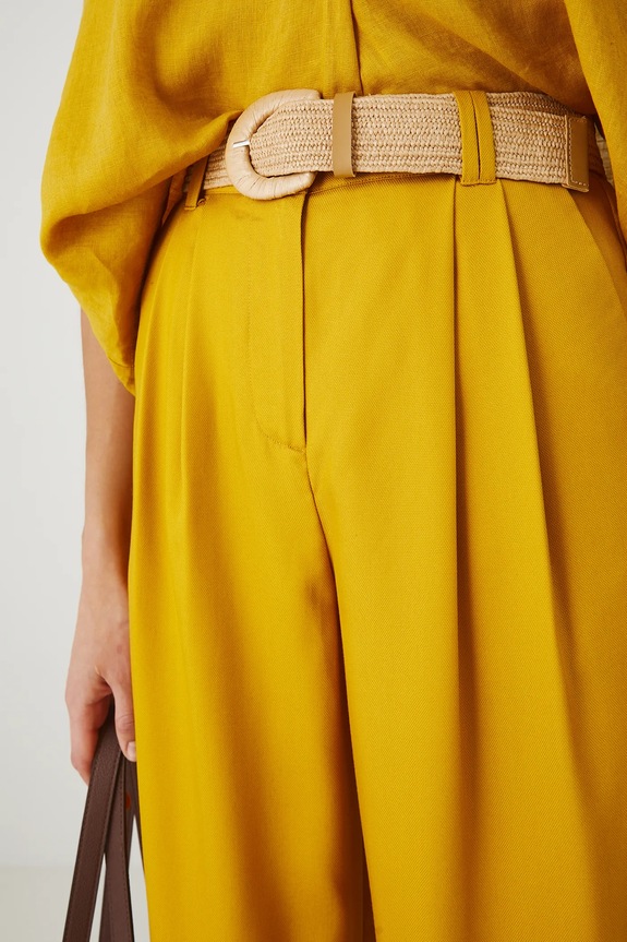 Hlače Medicine zlatna RS25-SPD802