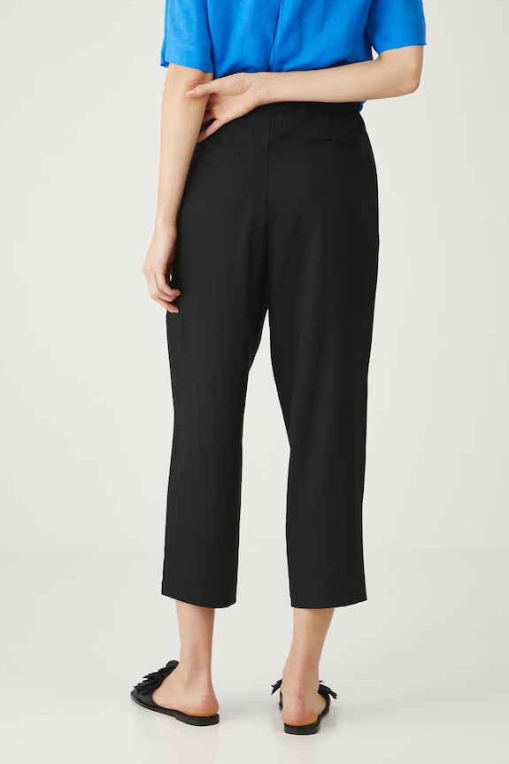 Odzież Spodnie damskie slouchy z lyocellu kolor czarny RS25-SPDB03 czarny