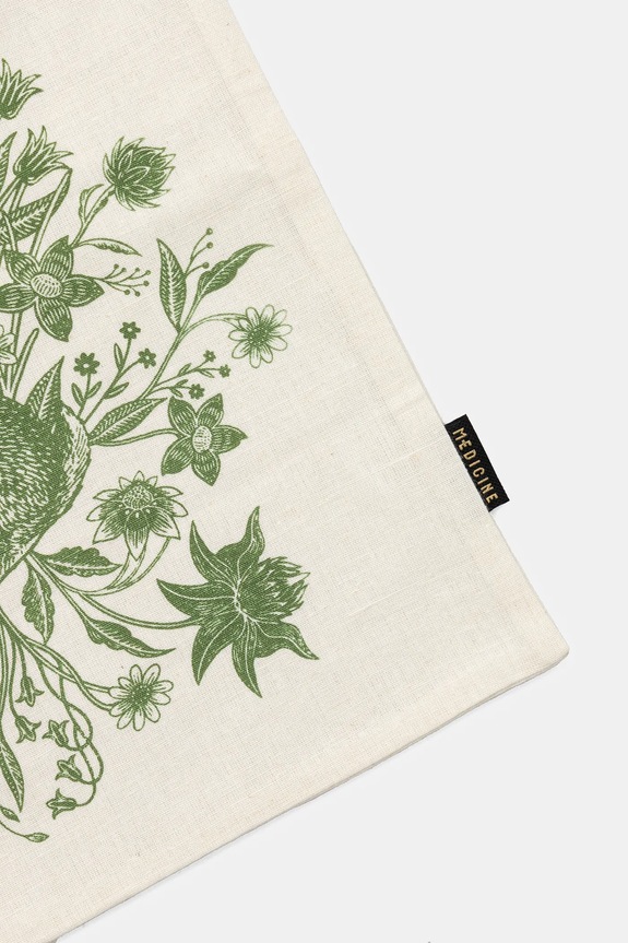 Úložná taška z ľanovej zmesi s potlačou 30 x 40 cm béžová farba RS25.SRU501 béžová