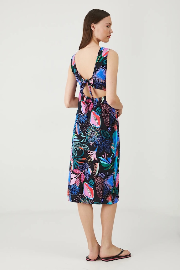 Ρούχα Βαμβακερό φόρεμα Medicine RS25-SUD093 μαύρο