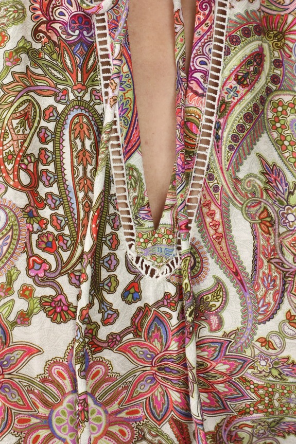 Šaty dámske mini z viskózy vzorované viac farieb RS25-SUD501 viacfarebná