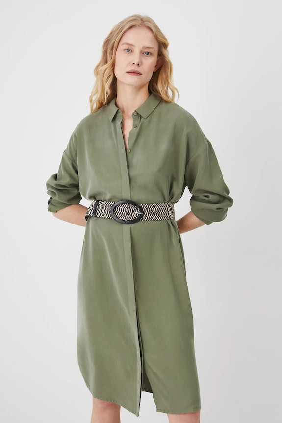 Φόρεμα Medicine μακρύ πράσινο RS25-SUD604