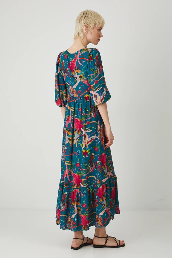 Ρούχα Φόρεμα Medicine RS25-SUD850 τιρκουάζ