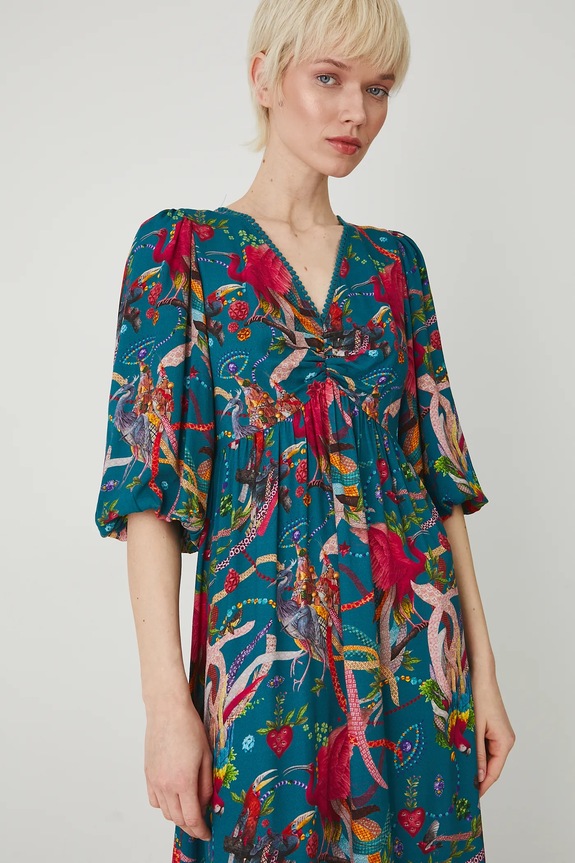 Φόρεμα Medicine τιρκουάζ RS25-SUD850