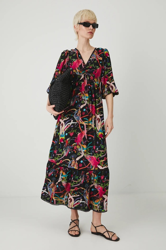 Φόρεμα Medicine RS25-SUD850 μαύρο RS25