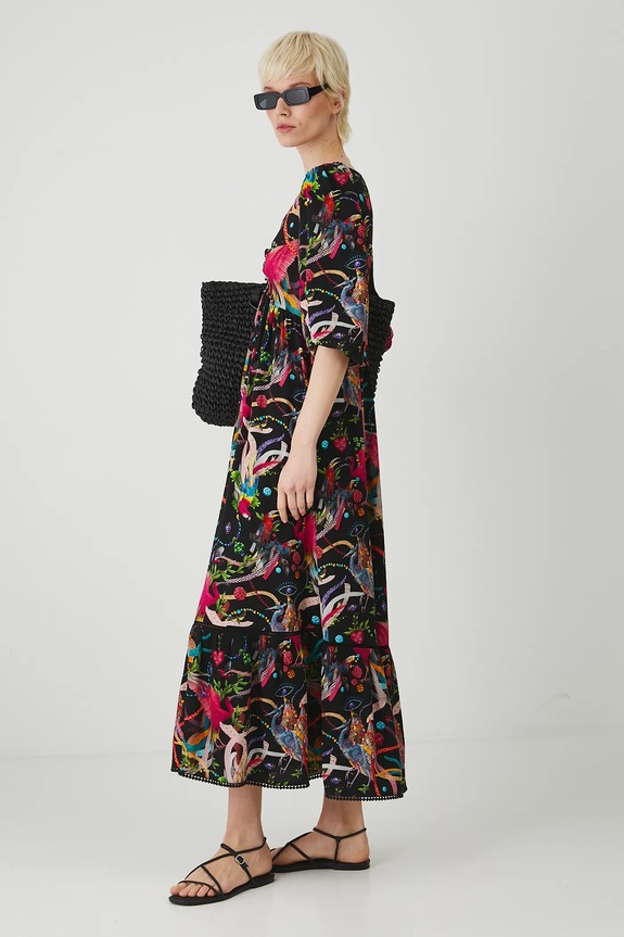 Φόρεμα Medicine RS25-SUD850 μαύρο