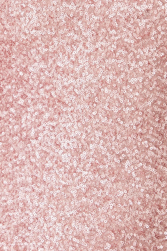 Sukienka damska midi z cekinami kolor różowy RS25-SUD911