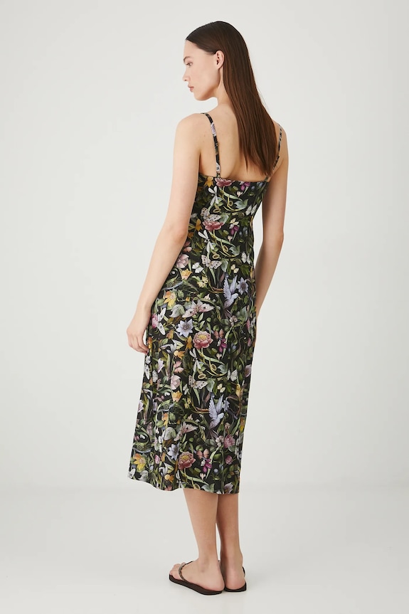 Ρούχα Λινό φόρεμα Medicine RS25-SUD917 μαύρο