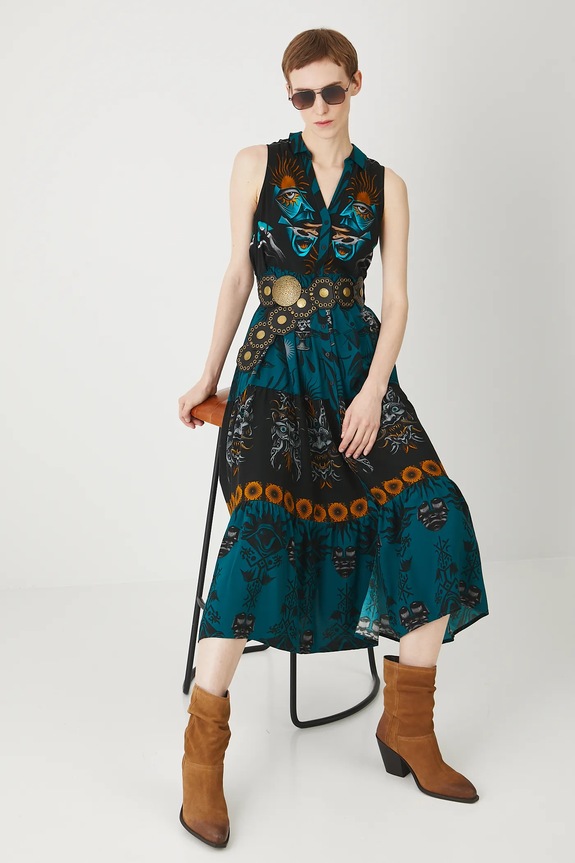 Φόρεμα Medicine RS25-SUDC51 πολύχρωμο RS25