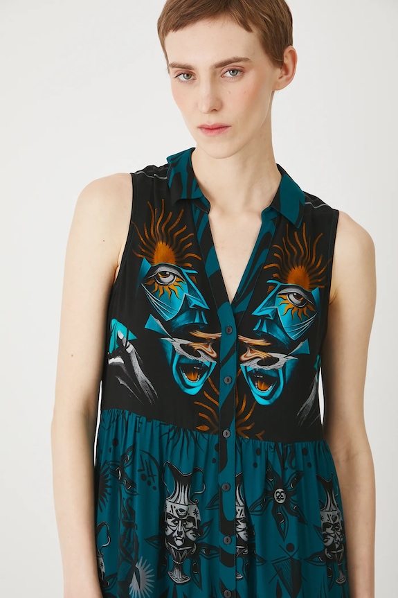 Φόρεμα Medicine RS25-SUDC51 πολύχρωμο