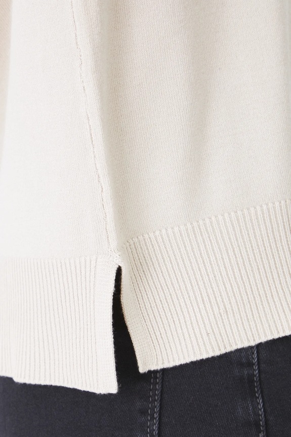 Sweter damski z wiskozą kolor beżowy RS25-SWD010