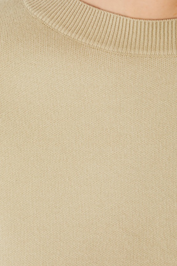 Sweter damski gładki z wiskozą kolor zielony RS25-SWD305