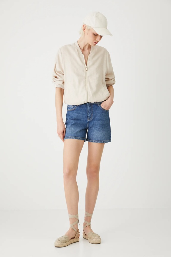 Σορτς Medicine με ελαστάν μπλε RS25-SZD0A0