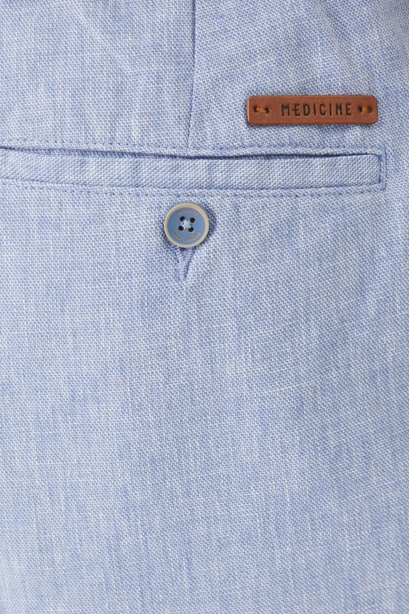 Medicine pantaloni scurti din in albastru RS25-SZM071