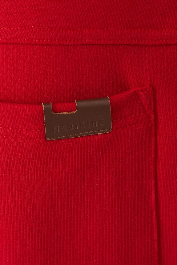 Šortky pánske hladké červená farba RS25-SZM080 červená