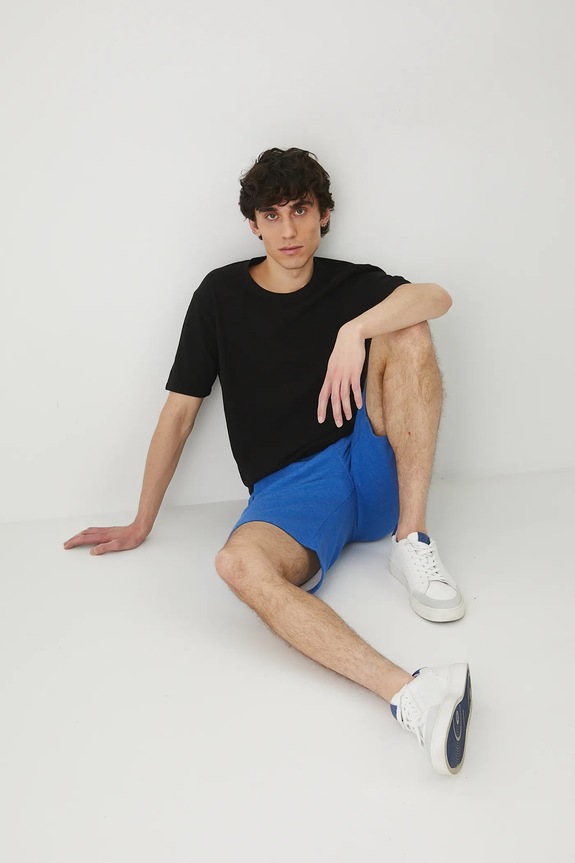 Szorty męskie melanżowe kolor niebieski RS25-SZM080 niebieski RS25