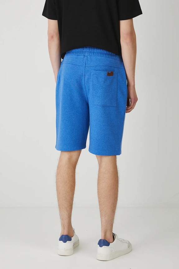 Odzież Szorty męskie melanżowe kolor niebieski RS25-SZM080 niebieski