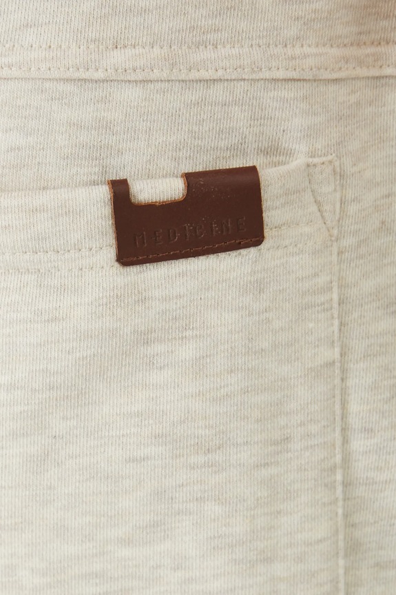 Šortky pánske melanžové béžová farba béžová RS25-SZM080