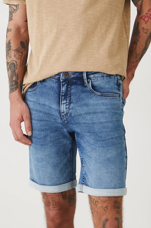 Jeans kratke hlače Medicine Z elastanom modra RS25-SZM096