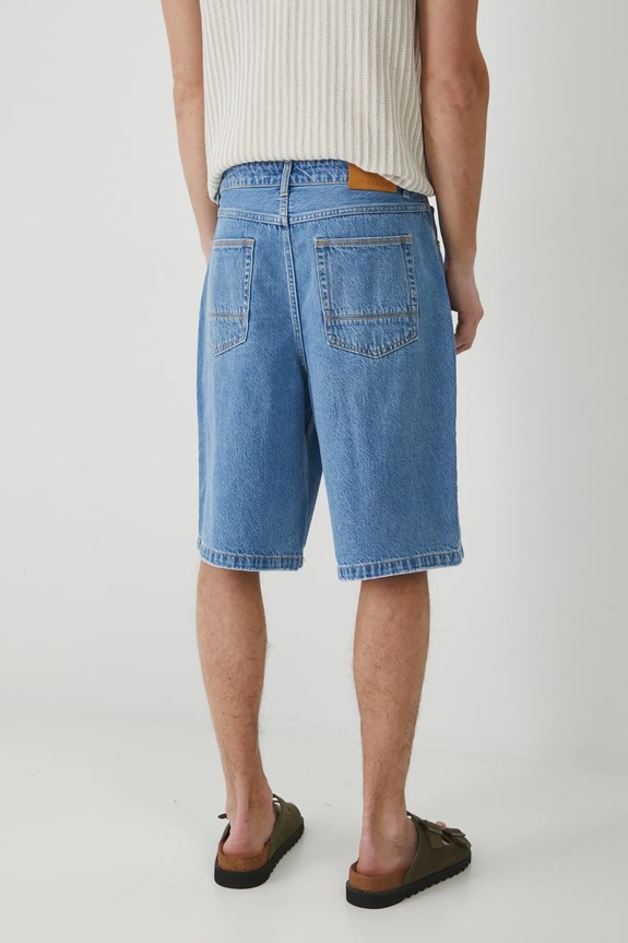 Oblečenie Bavlnené šortky pánske regular RS25-SZM603 modrá