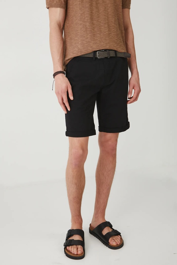 Medicine pantaloncini tessuto nero RS25-SZM900