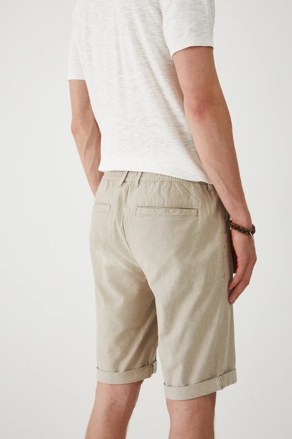 Abbigliamento Medicine pantaloncini in lino misto RS25-SZM902 beige