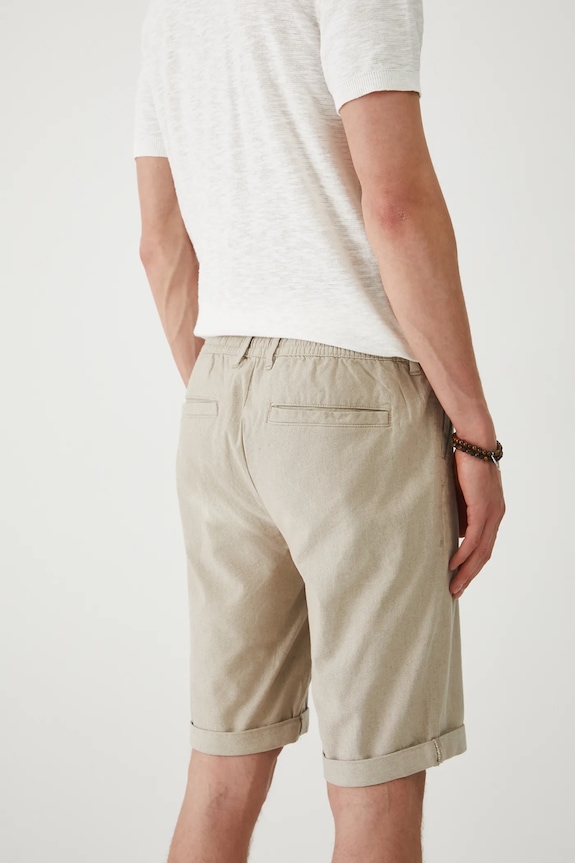 Abbigliamento Medicine pantaloncini in lino misto RS25-SZM902 beige