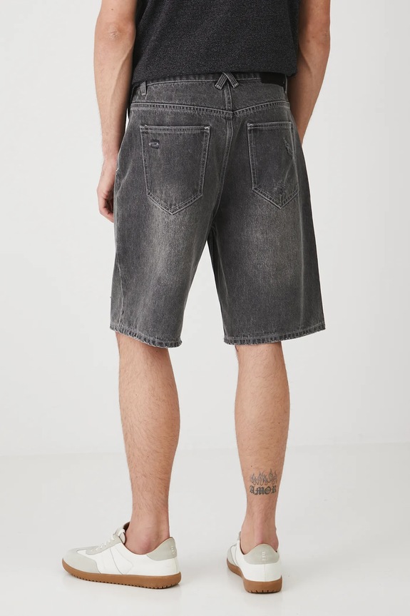 Abbigliamento Medicine pantaloncini di jeans in cotone RS25-SZMB01 grigio