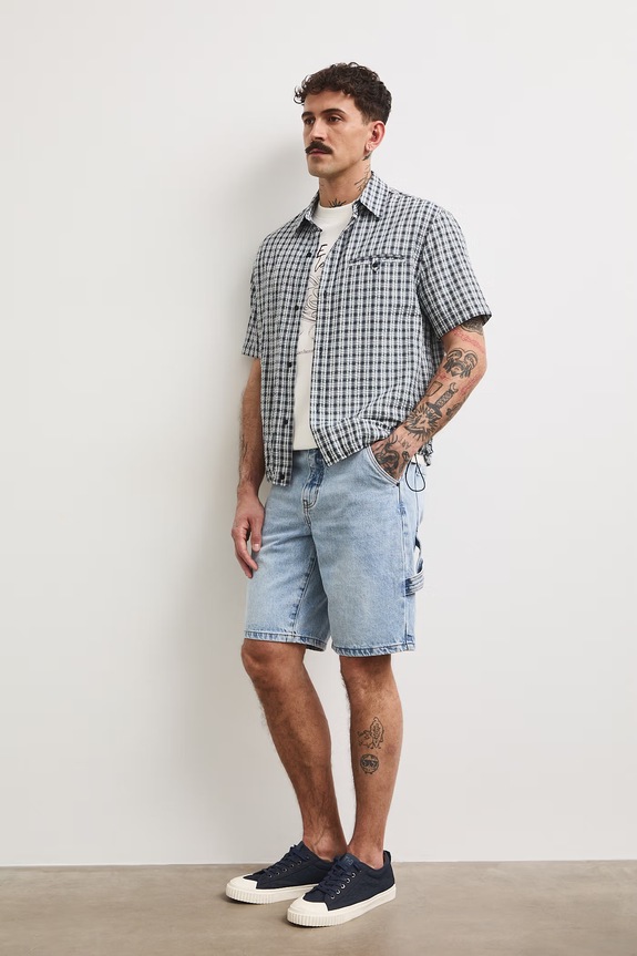 Τζιν σορτς Medicine τζιν μπλε RS25-SZMC40