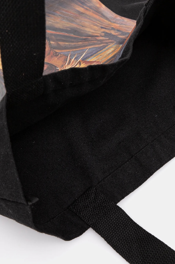 Torba bawełniana z kolekcji Dzień Kota kolor czarny RS25-TCD350
