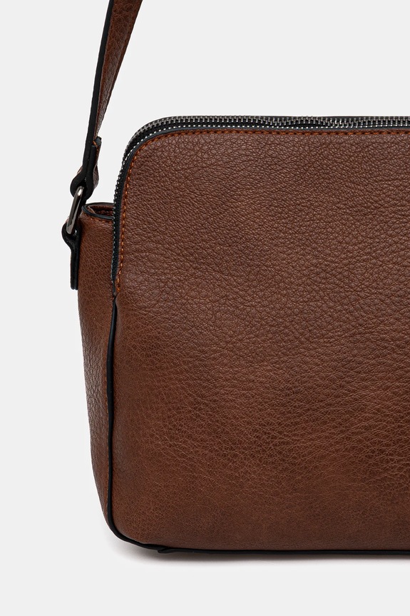 Akcesoria Torebka damska z imitacji skóry kolor brązowy RS25-TOD108 brązowy