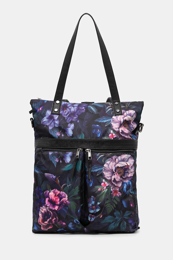 Torebka damska z funkcją plecaka wzorzysta kolor multicolor wzorzyste multicolor RS25-TOD307