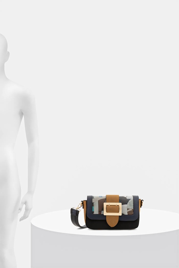 Torebka damska by Mila Raczkowska, Grafika Polska kolor granatowy RS25.TOD450