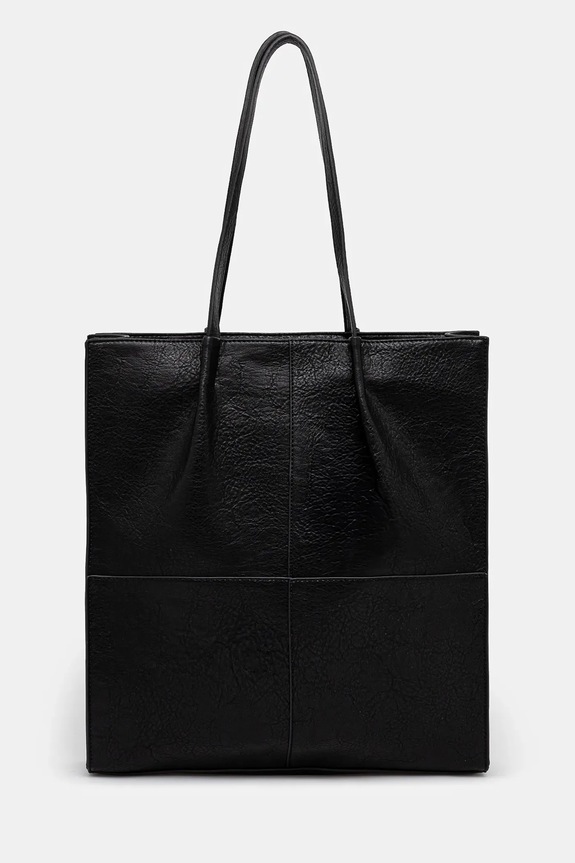 Kabelka dámska z ekologickej kože čierna farba RS25-TOD502 čierna RS25