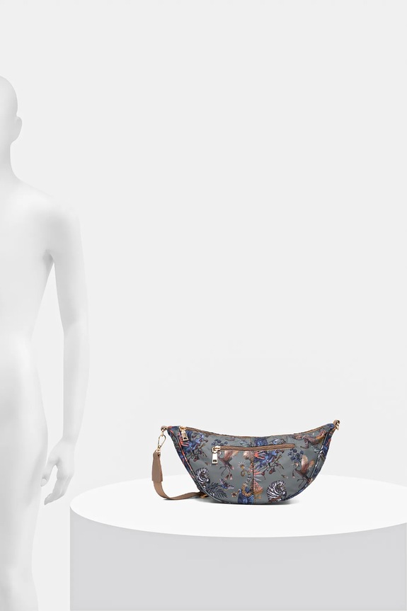 Nerka travel damska wzorzysta kolor zielony RS25-TOD608 zielony