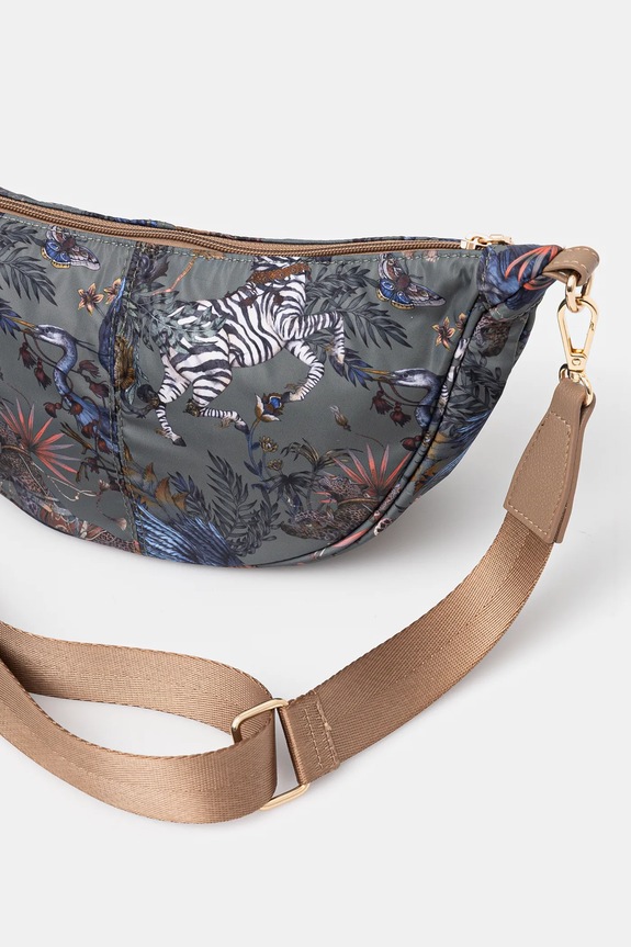 Akcesoria Nerka travel damska wzorzysta kolor zielony RS25-TOD608 zielony