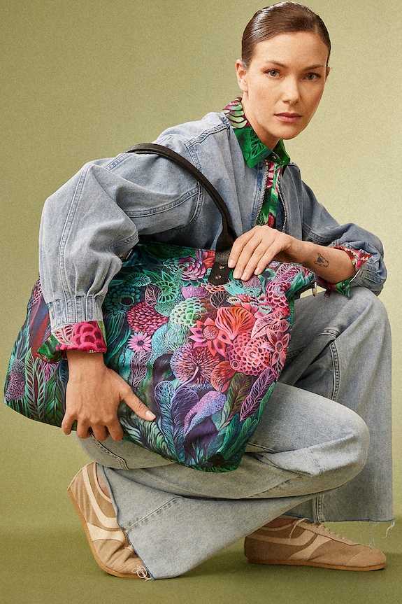 Torebka damska by Justyna Stoszek – Forest Forever, Sense of Values kolor multicolor wzorzyste multicolor RS25-TOD650