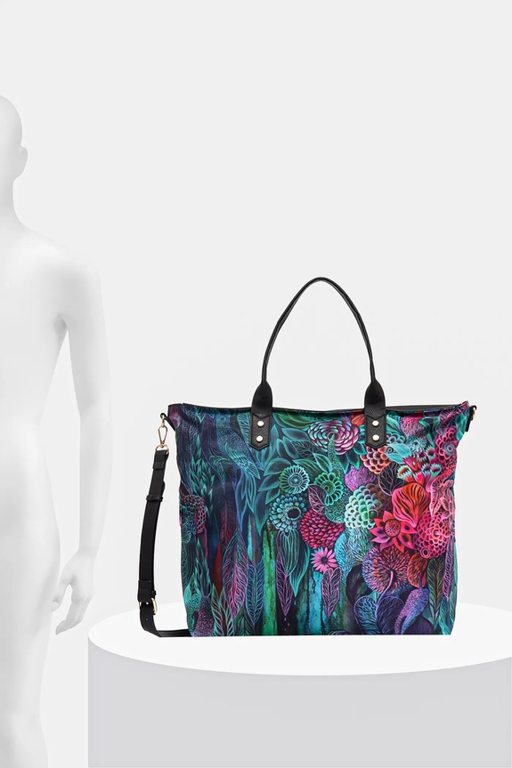 Torebka damska by Justyna Stoszek – Forest Forever, Sense of Values kolor multicolor RS25-TOD650