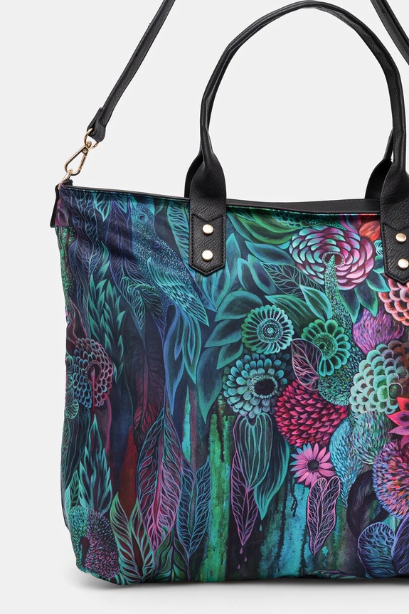 Torebka damska by Justyna Stoszek – Forest Forever, Sense of Values kolor multicolor multicolor RS25-TOD650
