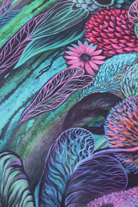 Torebka damska by Justyna Stoszek – Forest Forever, Sense of Values kolor multicolor RS25-TOD650 multicolor
