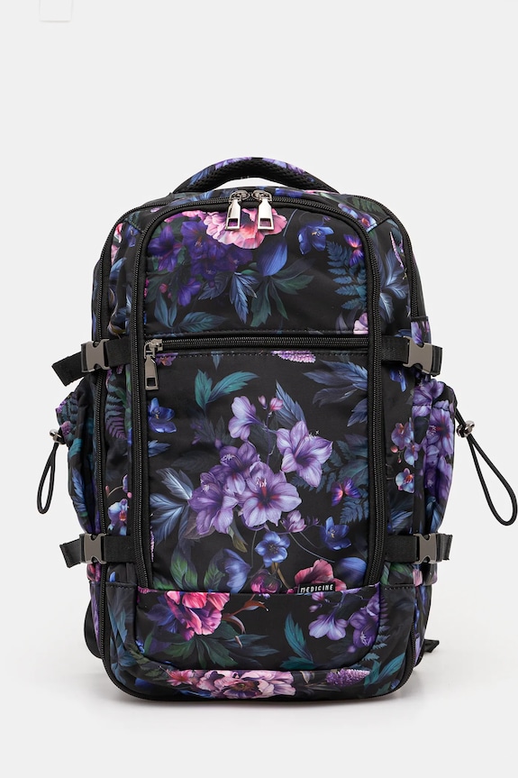Plecak podróżny kabinowy w kwiaty wzorzyste multicolor RS25.TPD303