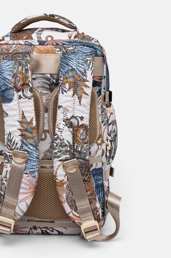 Akcesoria Plecak podróżny kabinowy wzorzysty kolor beżowy RS25.TPD609 beżowy