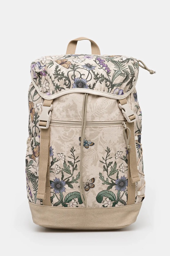 Plecak bawełniany damski z kolekcji Medicine x Słowiński Park Narodowy kolor beżowy RS25.TPDA50 beżowy RS25