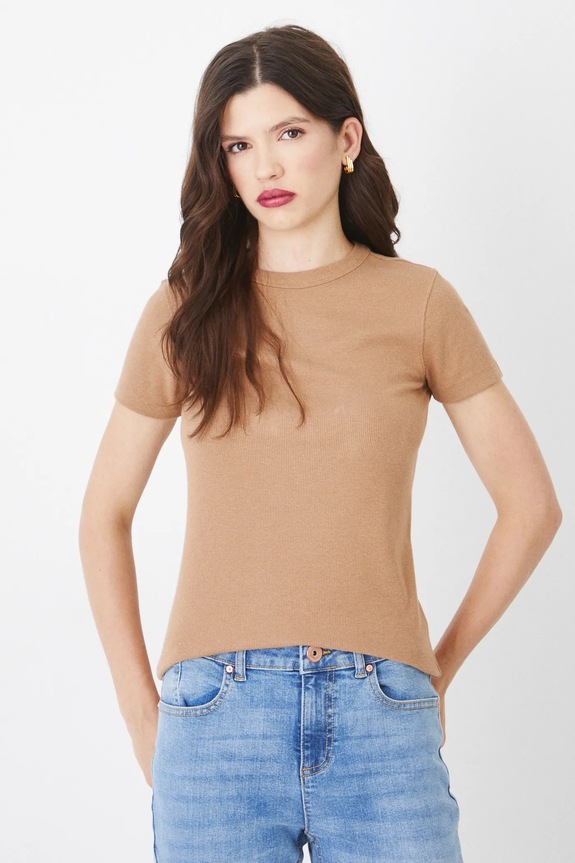 Majica kratkih rukava Medicine slim bež RS25-TSD010