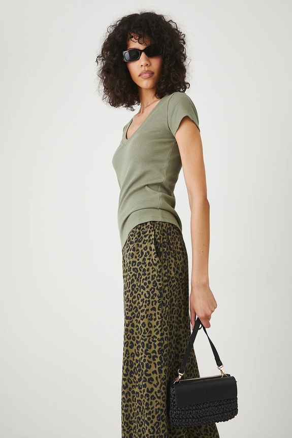 Kratka majica Medicine Z elastanom zelena RS25-TSD091