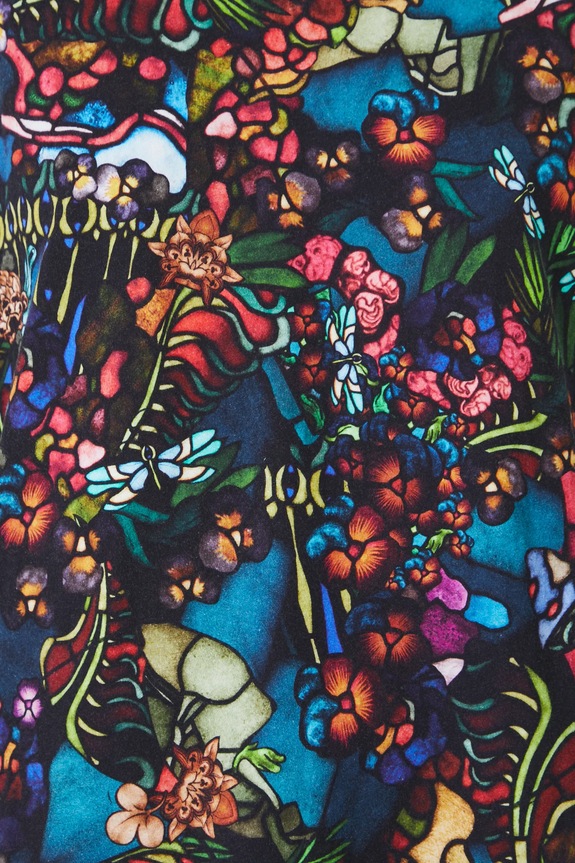 T-shirt bawełniany damski z kolekcji Eviva L'arte kolor multicolor RS25-TSD251